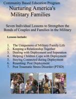 Community Based Education for Military Families (CBEMIL-CD)