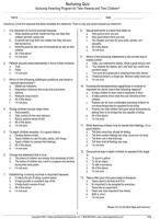 Nurturing Quiz pkg/40 - Teen Parents (NQ4)