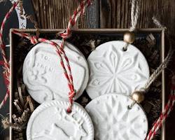 Salt dough ornaments