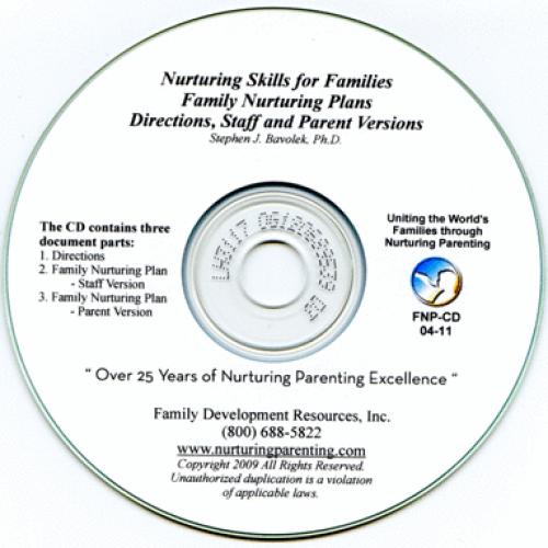 Family Nurturing Plan and Journal Unlimited Use CD (FNPCD)