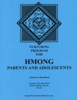 Hmong Adolescent Handbook (NP10AHB)