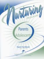 Parents & Adolescents - Parents with Adolescents Handbook (NP3PHB)