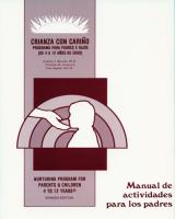 Spanish Speaking Parents & Their Children 4 to 12 Years - Activities Manual for Parents (NP8AMP)