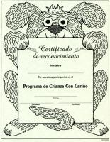Spanish Certificates Children - pkg/20 (SPCERC)