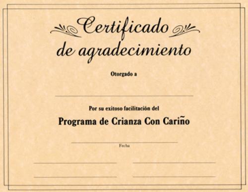 Spanish Certificates Facilitator - pkg/20 (SPCERF)